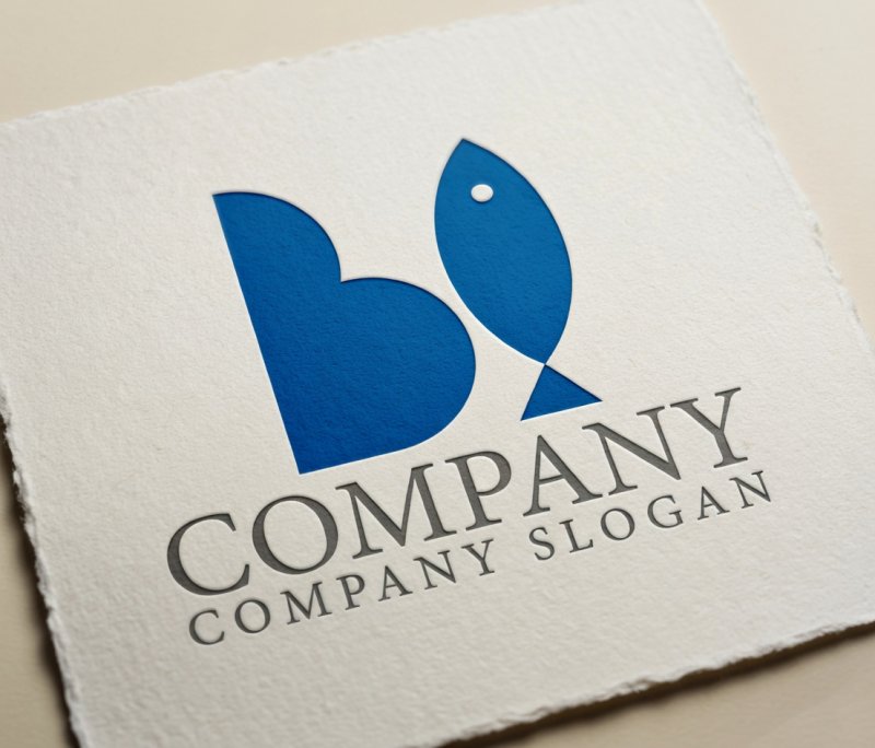 画像2: 魚・B・和風・漢字・ロゴ・マークデザイン211 (2)