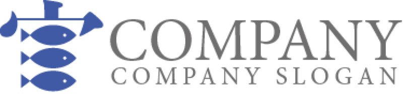 画像6: 魚・ウ冠・和風・漢字・ロゴ・マークデザイン212 (6)