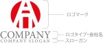 画像10: 合・漢字・和・輪・ロゴ・マークデザイン217 (10)
