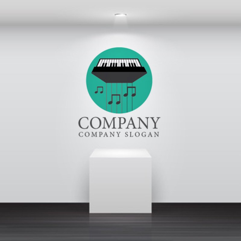 画像2: ピアノ・音符・線・ロゴマークデザイン012 (2)