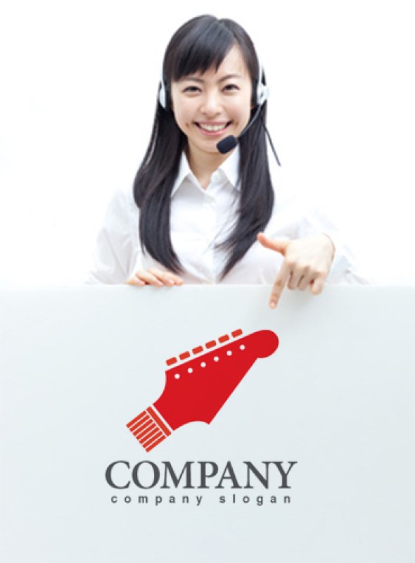 画像3: ギター・エレキ・ロゴ・マークデザイン022 (3)