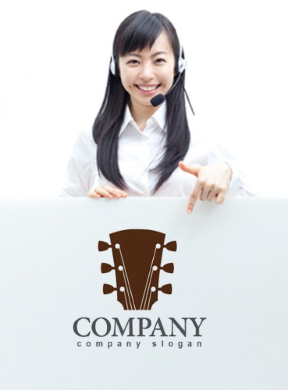 画像3: ギター・弦・ロゴマークデザイン023 (3)