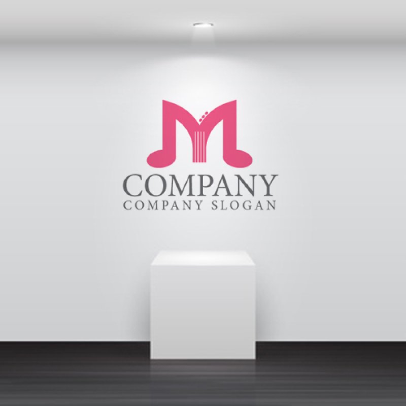 画像4: M・音符・楽器・ロゴ・マークデザイン025 (4)