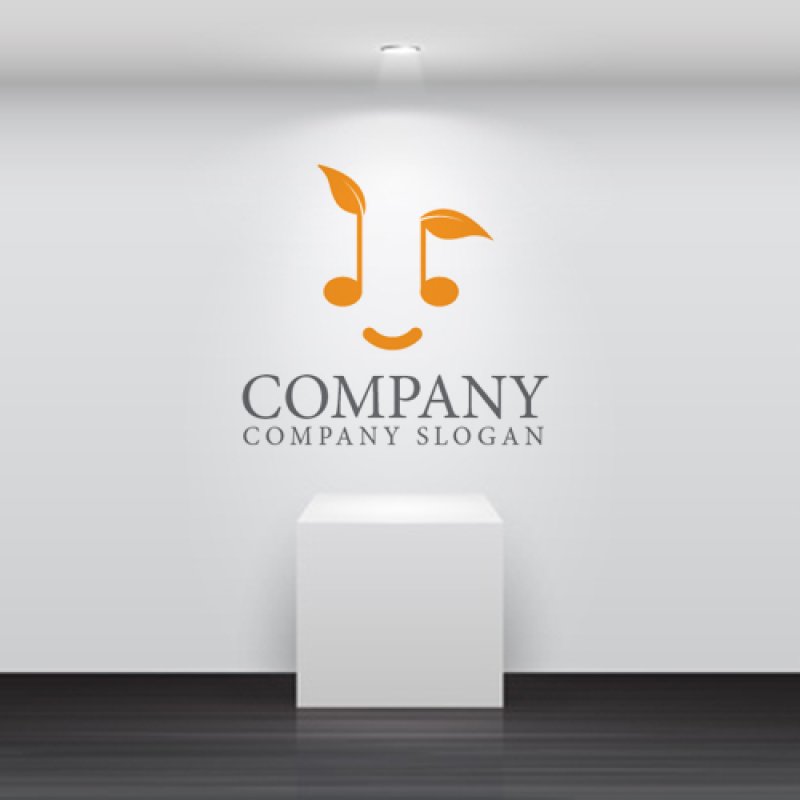 画像4: 楽譜・顔・音符・ロゴ・マークデザイン026 (4)