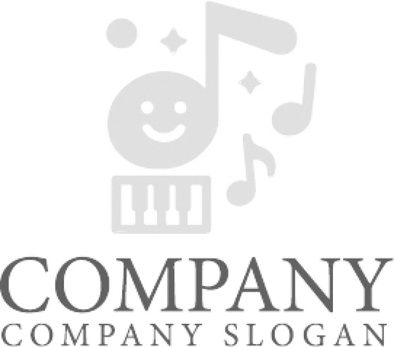 画像6: ピアノ・音符・笑顔・ロゴ・マークデザイン031 (6)