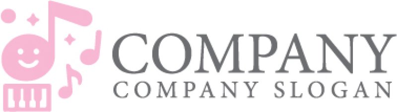 画像7: ピアノ・音符・笑顔・ロゴ・マークデザイン031 (7)