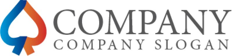 画像5: スペード・リボン・葉・ロゴ・マークデザイン121 (5)