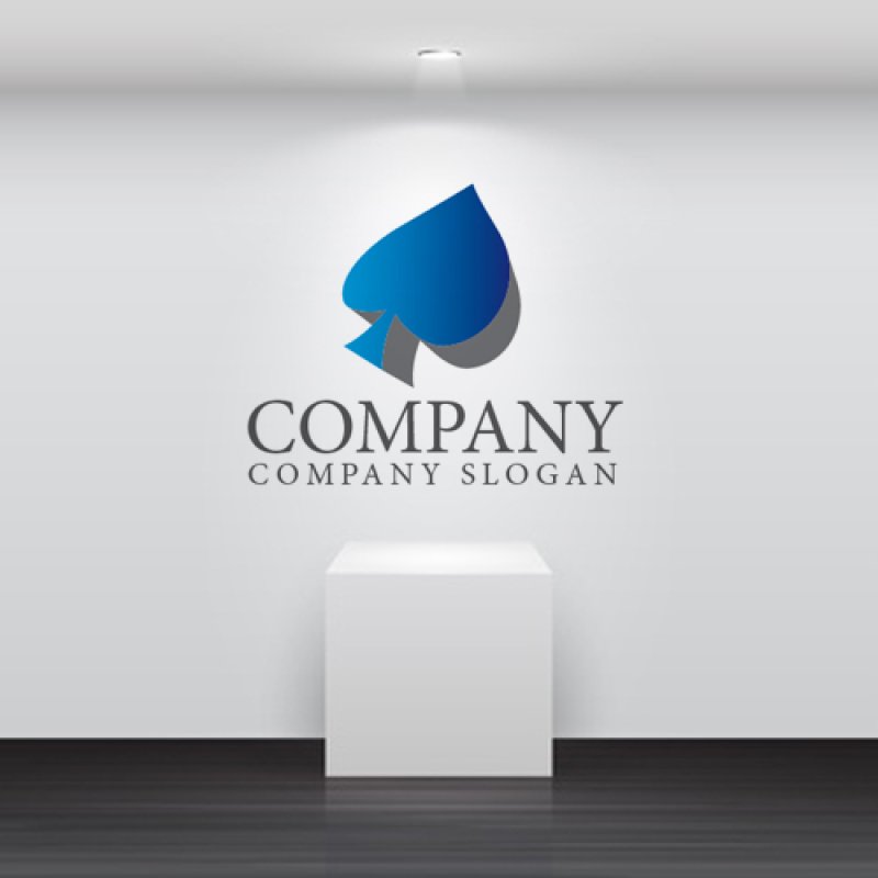 画像2: スペード・葉・上昇・ロゴ・マークデザイン125 (2)