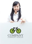 画像3: 自転車・車輪・ロゴ・マークデザイン128 (3)