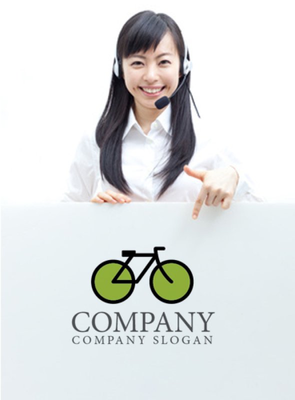 画像3: 自転車・車輪・ロゴ・マークデザイン128 (3)