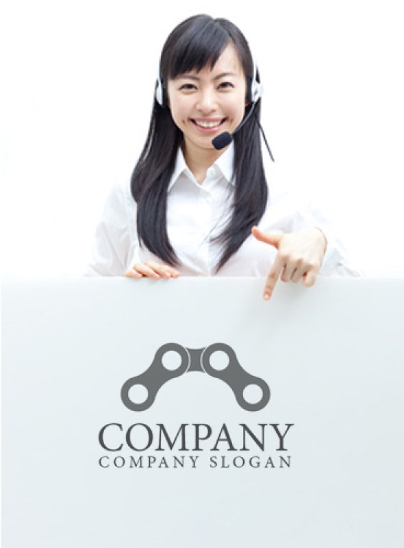 画像3: チェーン・自転車・M・ロゴ・マークデザイン131 (3)