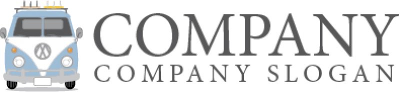 画像5: 車・バン・１box・サーフボード・ロゴ・マークデザイン135 (5)