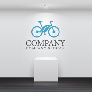 画像2: 自転車・エコ・葉・ロゴ・マークデザイン136