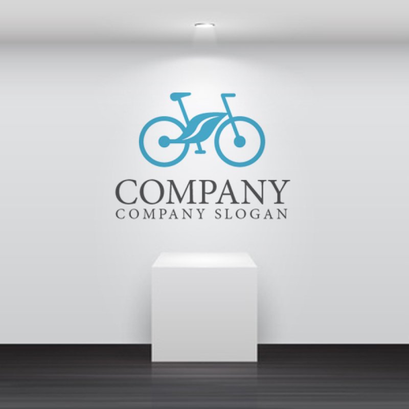 画像2: 自転車・エコ・葉・ロゴ・マークデザイン136 (2)