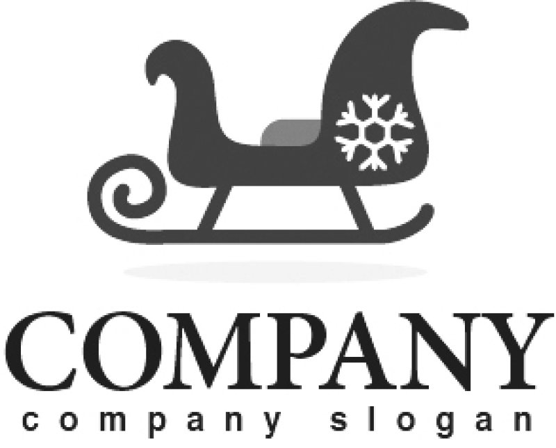 画像4: そり・雪・ロゴ・マークデザイン137 (4)