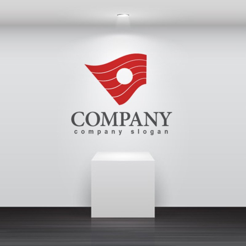 画像2: 旗・波・丸・ロゴ・マークデザイン139 (2)