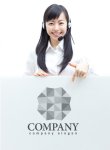画像3: ダイヤ・結晶・輝き・ロゴ・マークデザイン156 (3)