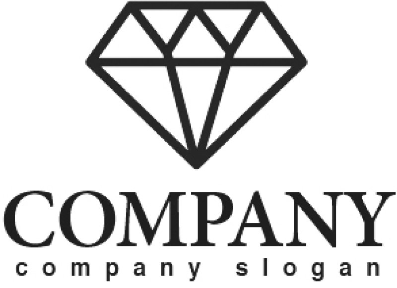 画像4: ダイヤ・結晶・線・ロゴ・マークデザイン157 (4)