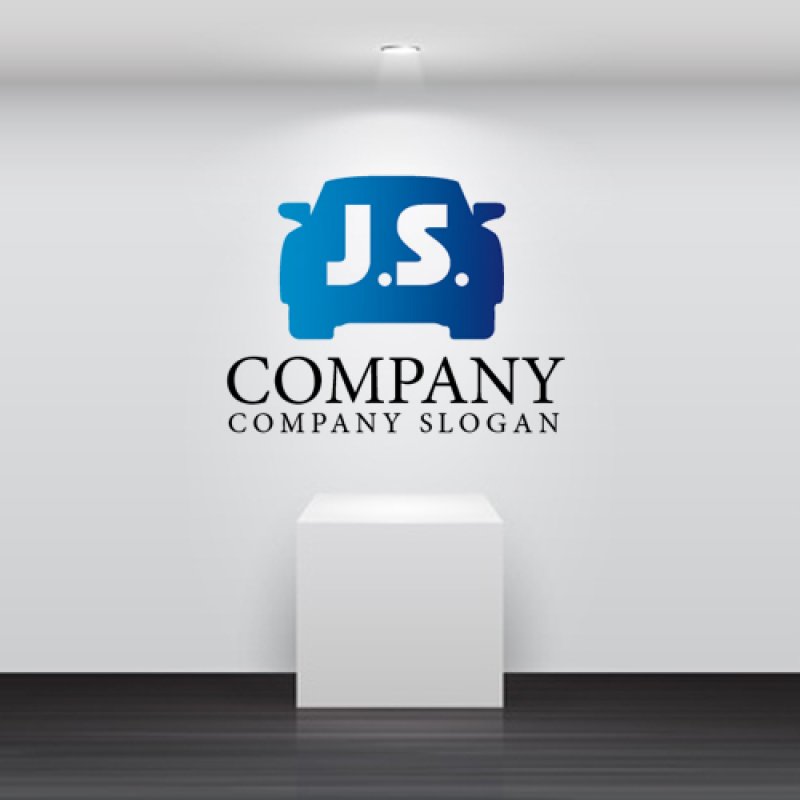 画像2: 車・アルファベット・グラデーション・ロゴ・マークデザイン165 (2)