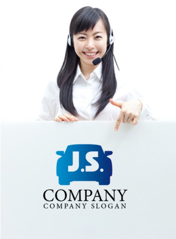 画像3: 車・アルファベット・グラデーション・ロゴ・マークデザイン165 (3)