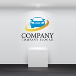 画像2: 自動車・曲線・輪・ロゴ・マークデザイン170 (2)