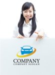 画像3: 自動車・曲線・輪・ロゴ・マークデザイン170 (3)