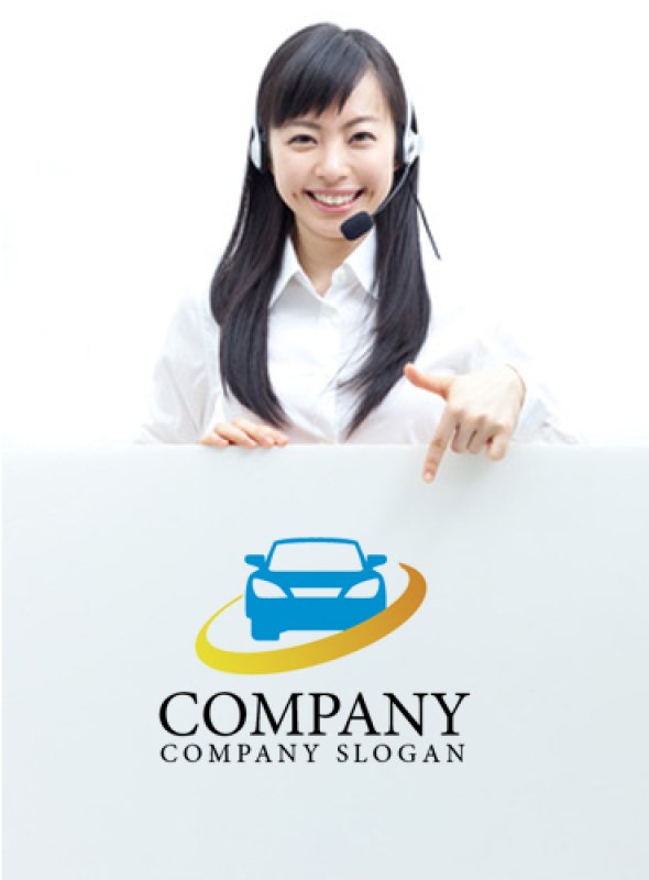 画像3: 自動車・曲線・輪・ロゴ・マークデザイン170 (3)