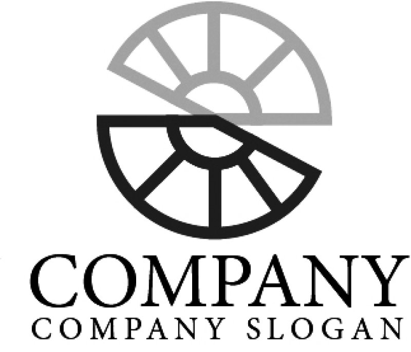 画像4: 扇・対称・太陽・ロゴ・マークデザイン179 (4)