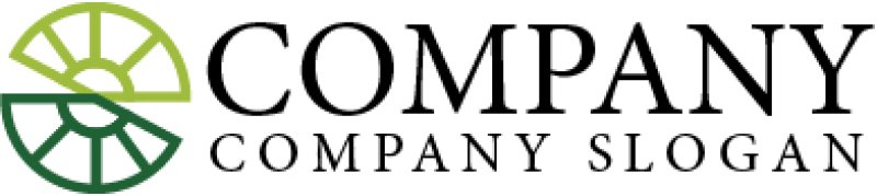 画像5: 扇・対称・太陽・ロゴ・マークデザイン179 (5)