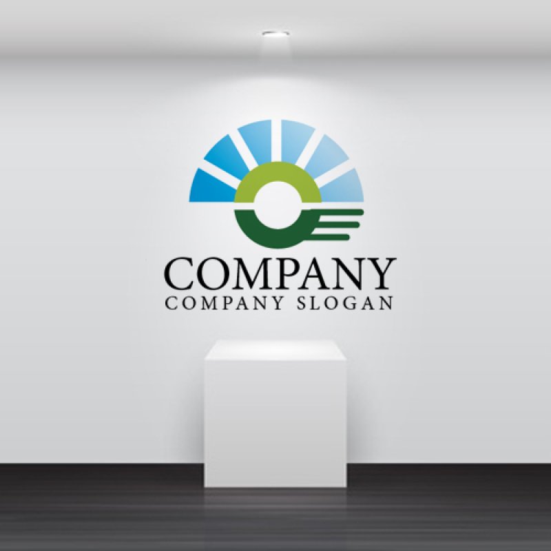 画像2: 扇・O・日の出・ロゴ・マークデザイン180 (2)