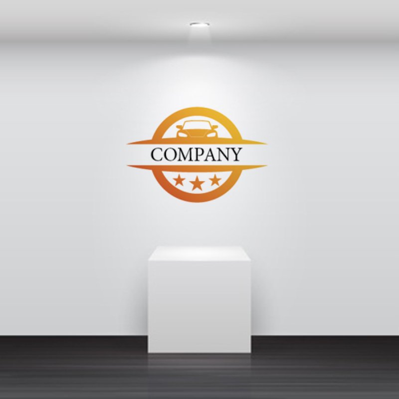 画像2: 車・輪・エンブレム・グラデーション・ロゴ・マークデザイン185 (2)