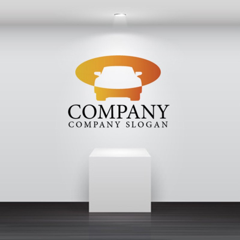 画像2: 車・楕円・グラデーション・ロゴ・マークデザイン187 (2)