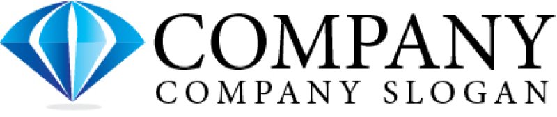 画像5: ダイヤ・宝石・グラデーション・ロゴ・マークデザイン189 (5)