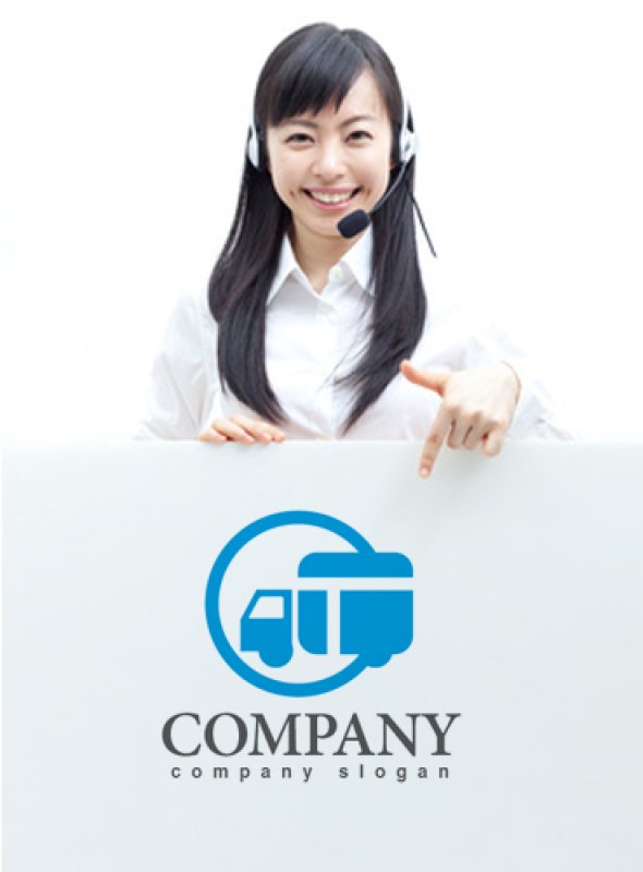 画像3: 輪・トラック・T・運送・ロゴ・マークデザイン195 (3)