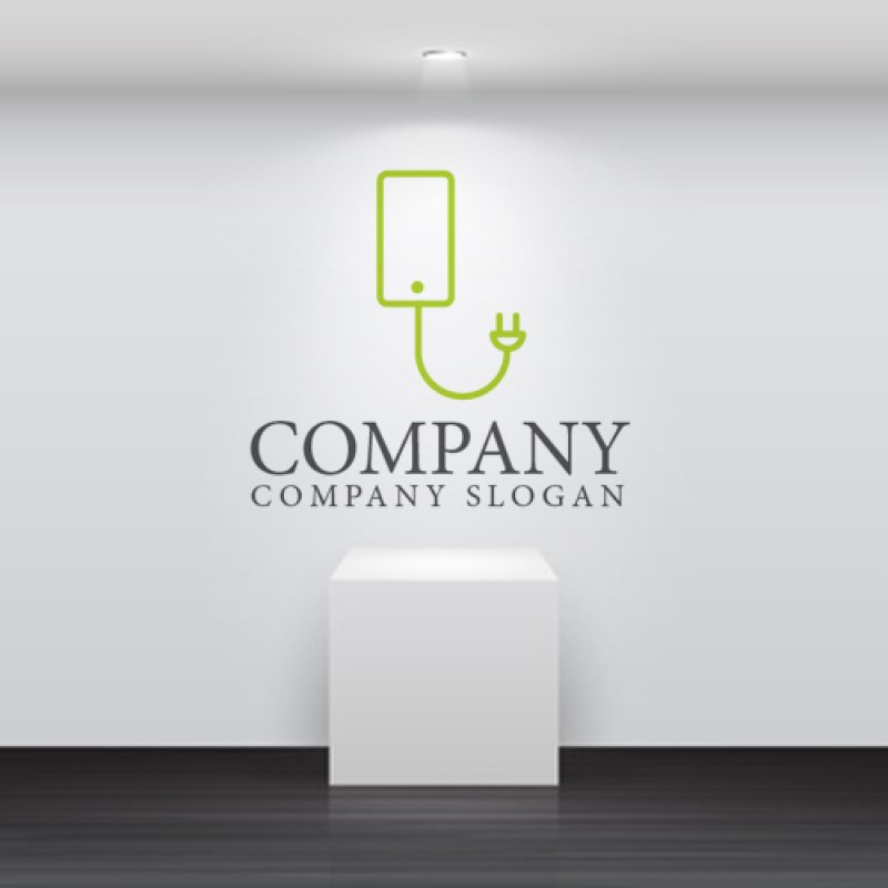 画像2: 携帯・充電・コンセント・ロゴ・マークデザイン206 (2)