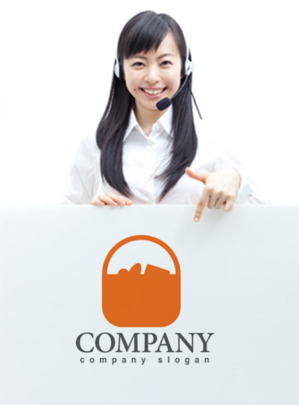 画像3: かご・買い物・ロゴ・マークデザイン219 (3)