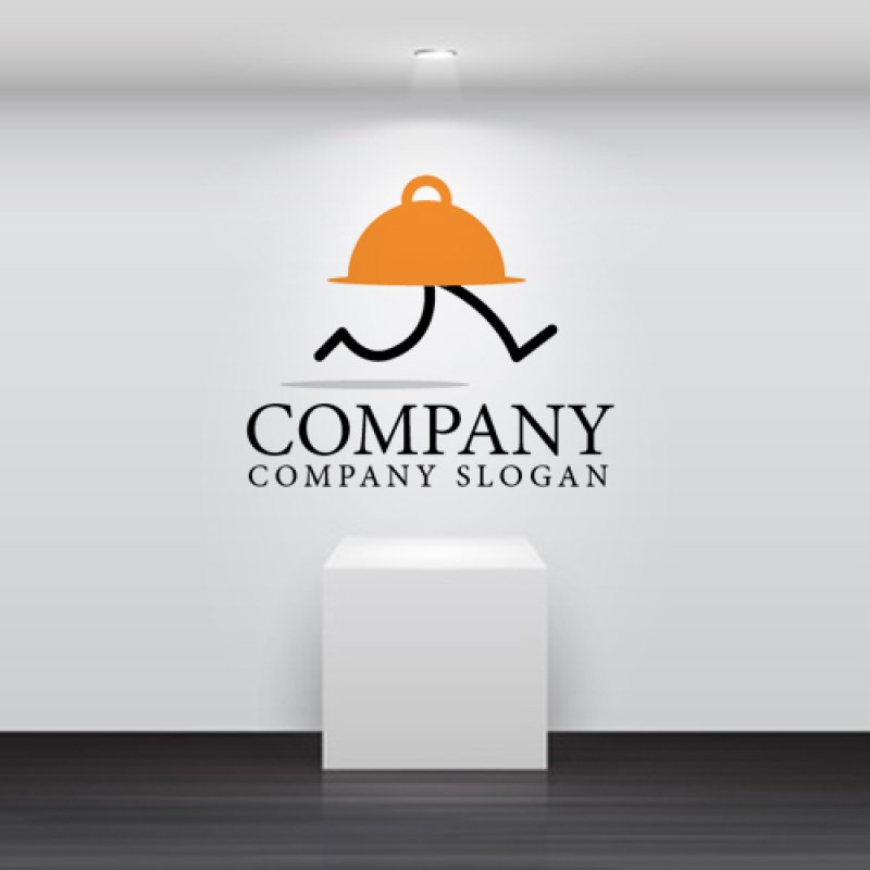 画像2: デリバリ・お皿・ロゴ・マークデザイン221 (2)