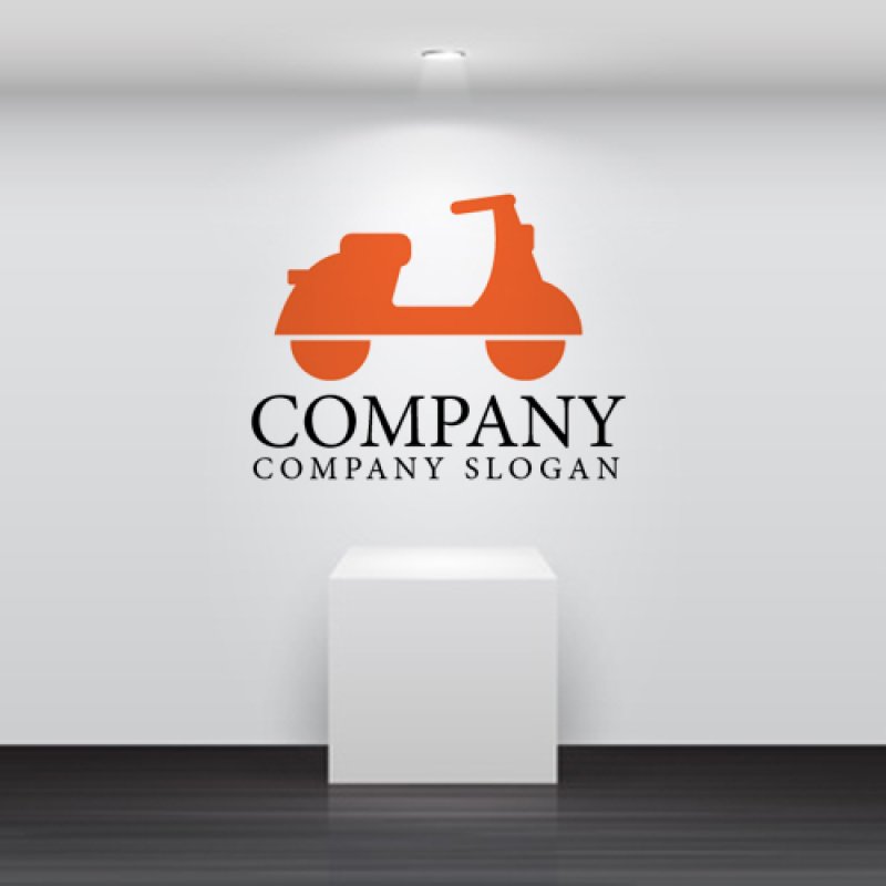 画像2: スクーター・バイク・ロゴ・マークデザイン222 (2)