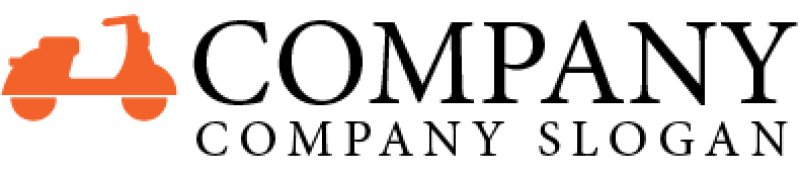 画像5: スクーター・バイク・ロゴ・マークデザイン222 (5)