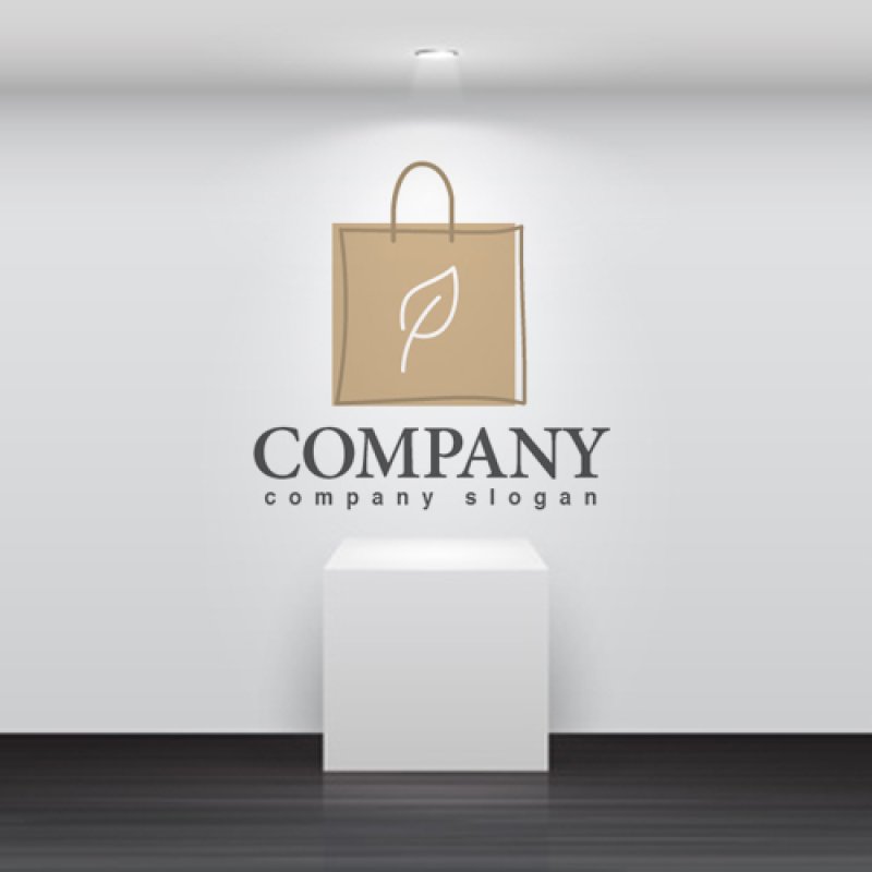 画像2: 紙袋・葉・買い物・ロゴ・マークデザイン233 (2)