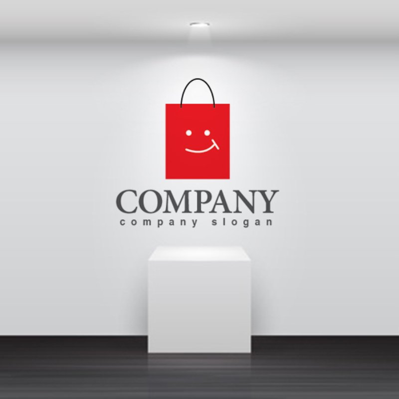 画像2: ショッピング・袋・顔・ロゴ・マークデザイン237 (2)