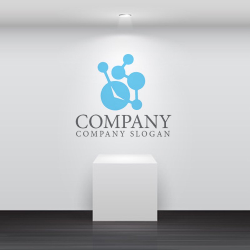 画像4: 時計・リンク・繋がり・ロゴ・マークデザイン257 (4)