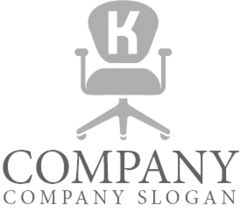 画像6: 椅子・K・アルファベット・ロゴ・マークデザイン270 (6)