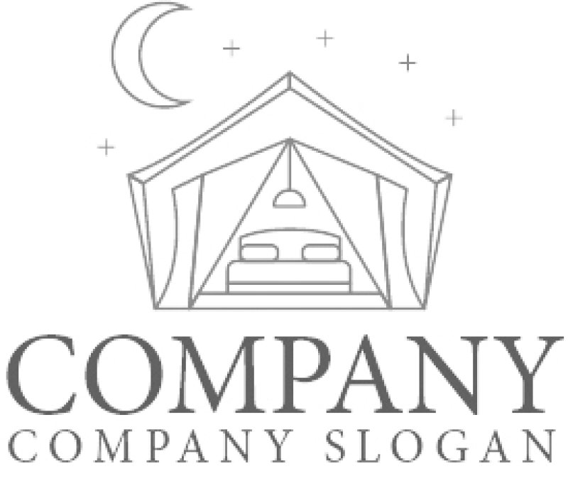 画像6: テント・グランピング・月・星・ロゴ・マークデザイン271 (6)