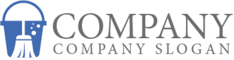 画像7: バケツ・モップ・清掃・ロゴ・マークデザイン273 (7)