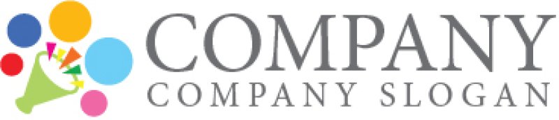 画像7: メガフォン・風船・応援・ロゴ・マークデザイン274 (7)