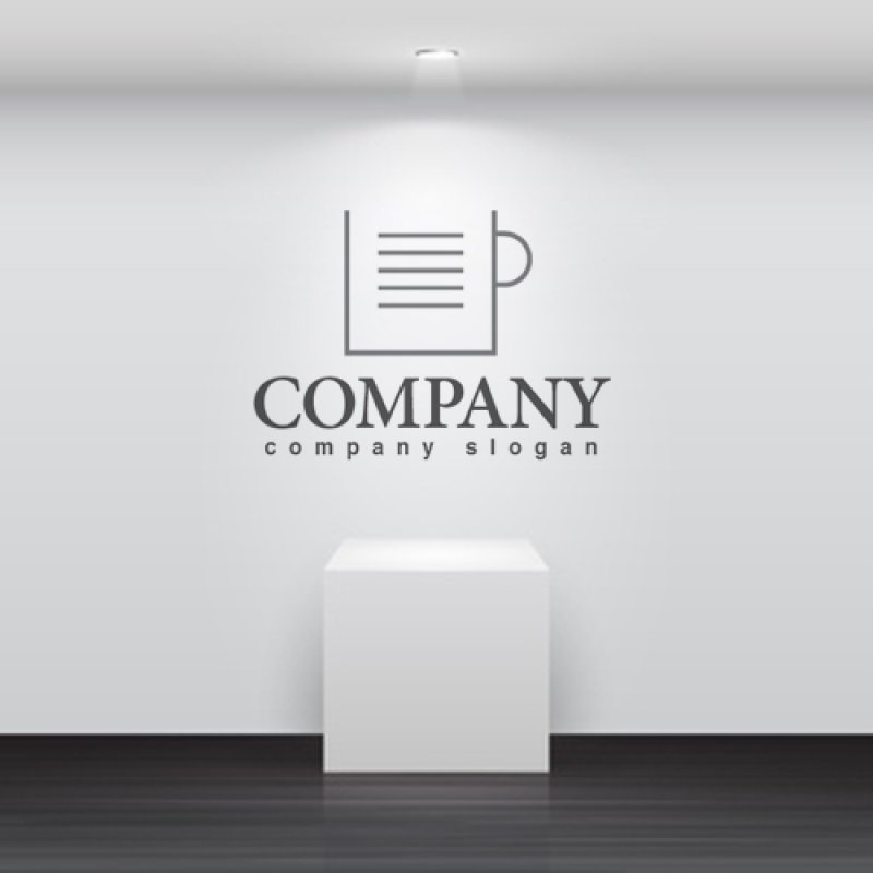 画像5: ノート・カップ・メモ・ロゴ・マークデザイン275 (5)