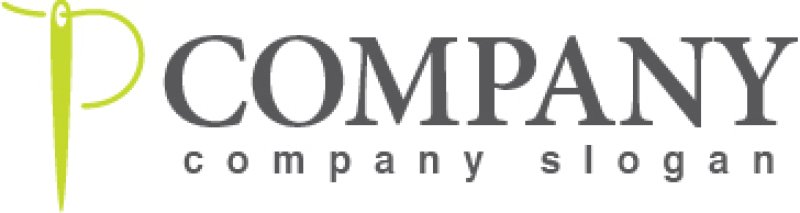 画像3: 針・P・アルファベット・ロゴ・マークデザイン276 (3)