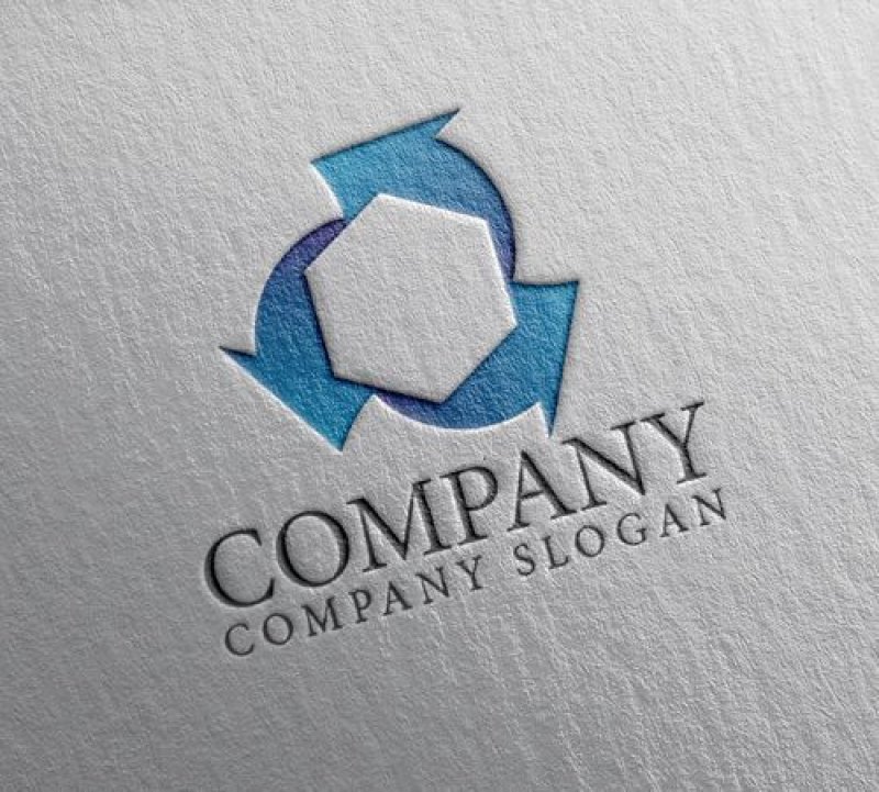 画像2: リサイクル・矢印・回転・グラデーション・ロゴ・マークデザイン277 (2)