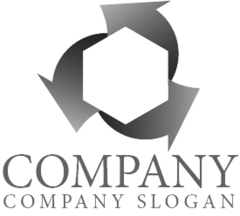 画像6: リサイクル・矢印・回転・グラデーション・ロゴ・マークデザイン277 (6)